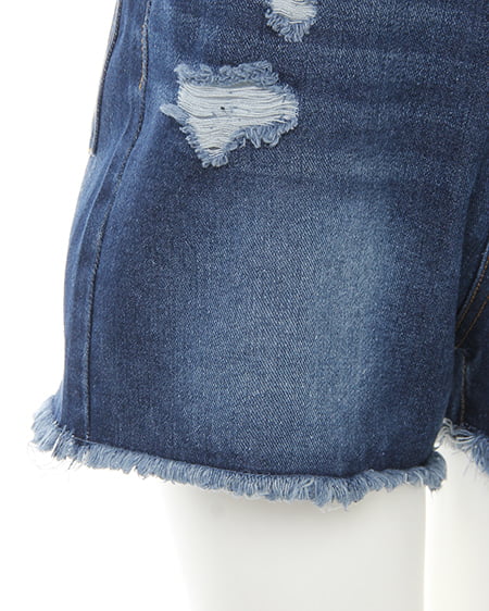 INGNI（イング） クラッシュデニムショートパンツ ﾃﾞﾆﾑ/ｺﾝ