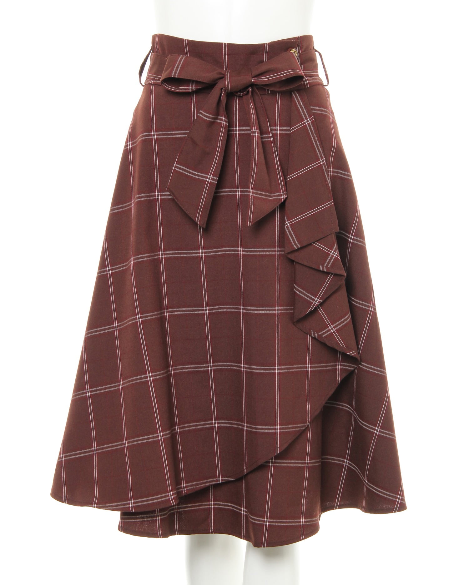 チェック柄ラッフルミディ／スカート｜INGNI(イング) 公式通販｜INGNI