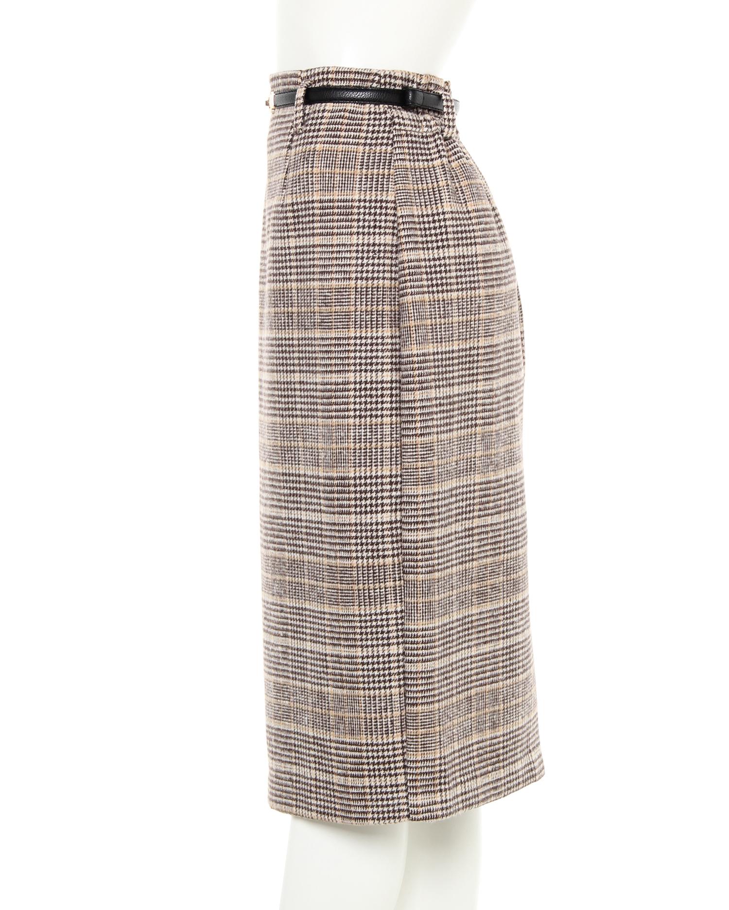 起毛グレンチェックナロースカート｜INGNI(イング) 公式通販｜INGNI STORE