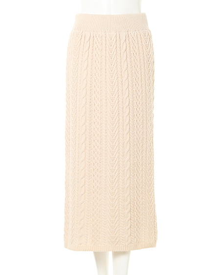 INGNI（イング） ケーブルロング／スカート ｱｲﾎﾞﾘｰ