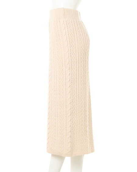 INGNI（イング） ケーブルロング／スカート ｱｲﾎﾞﾘｰ