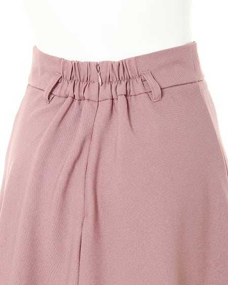 INGNI（イング） ベルト付ウールライクフレア／スカート ｽﾓｰｸﾋﾟﾝｸ