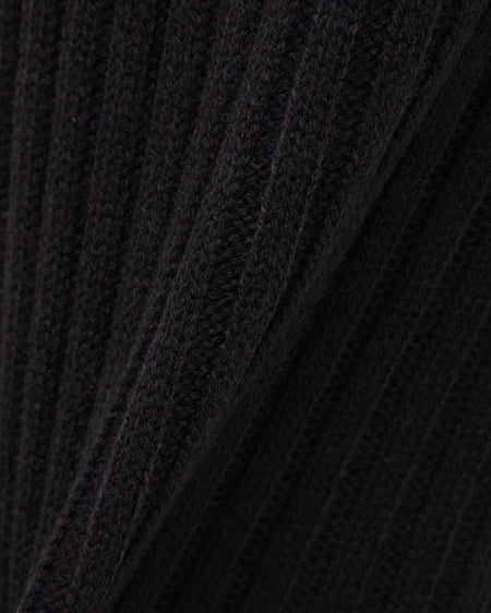 INGNI（イング） 肩あきリブニットワンピース ｸﾛ