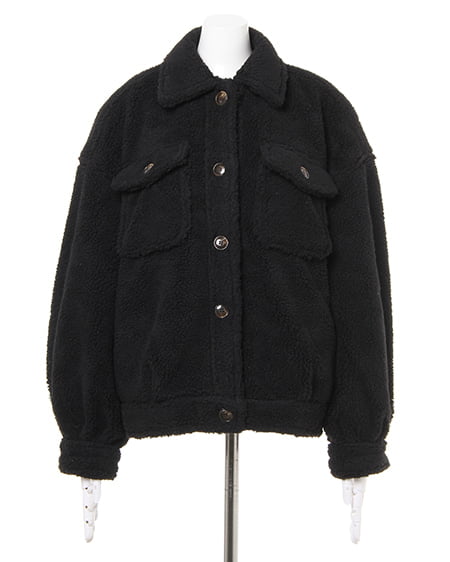 INGNI（イング） ボア／CPOブルゾン ｸﾛ