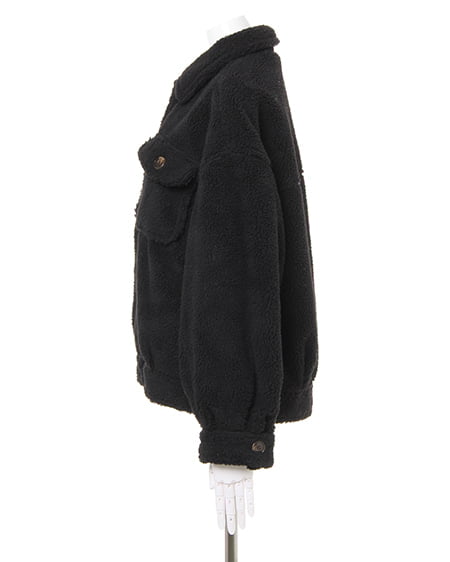 INGNI（イング） ボア／CPOブルゾン ｸﾛ