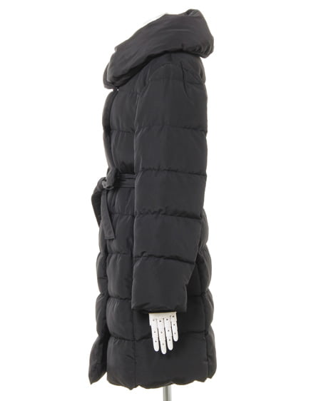 INGNI（イング） ショール襟エコダウンコート ｸﾛ