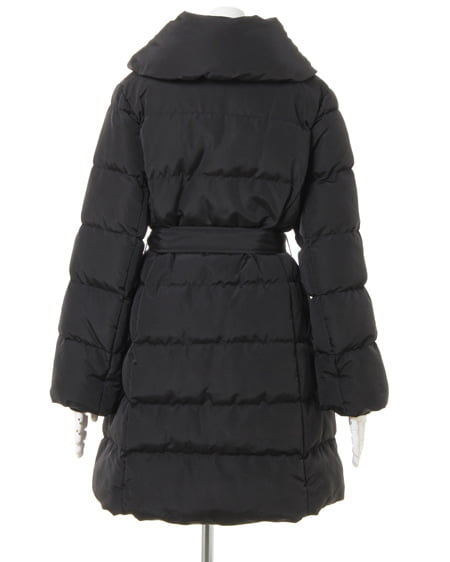 INGNI（イング） ショール襟エコダウンコート ｸﾛ