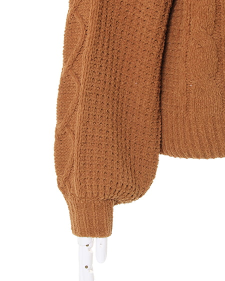 INGNI（イング） モールオフタートル／ニット ﾗｲﾄﾌﾞﾗｳﾝ