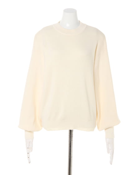 INGNI（イング） 袖ボリュームモックネック／ニット ｱｲﾎﾞﾘｰ