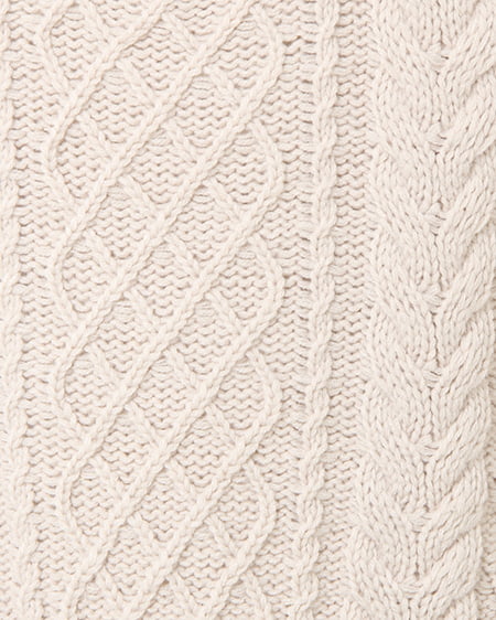 INGNI（イング） ケーブルニットフーディー ｱｲﾎﾞﾘｰ