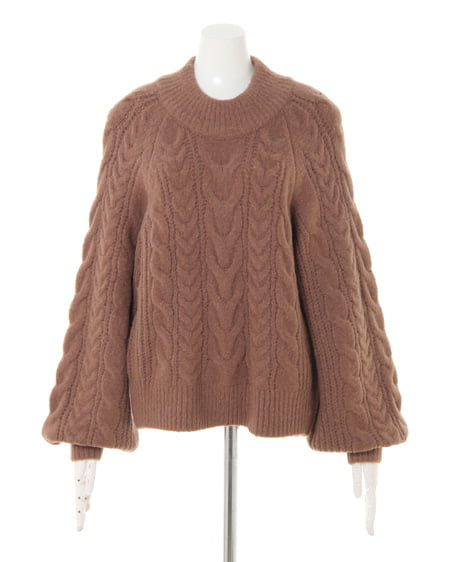 INGNI（イング） モチモチヤーンモックネックニット ﾓｶ