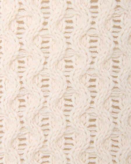 INGNI（イング） 肩ボタンケーブルニット ｱｲﾎﾞﾘｰ