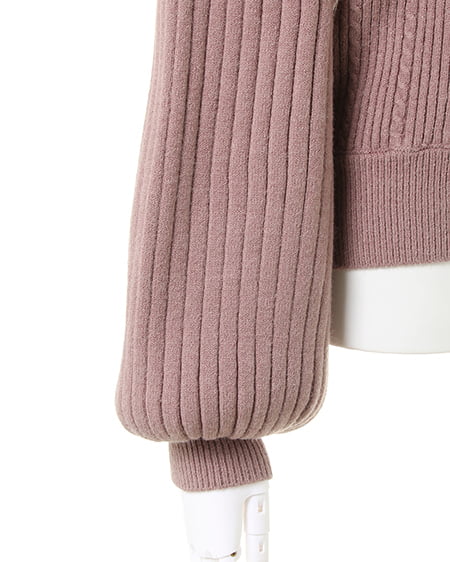 INGNI（イング） バックカシュクール／リボンニット ﾓｶ