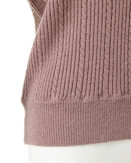 INGNI（イング） バックカシュクール／リボンニット ﾓｶ