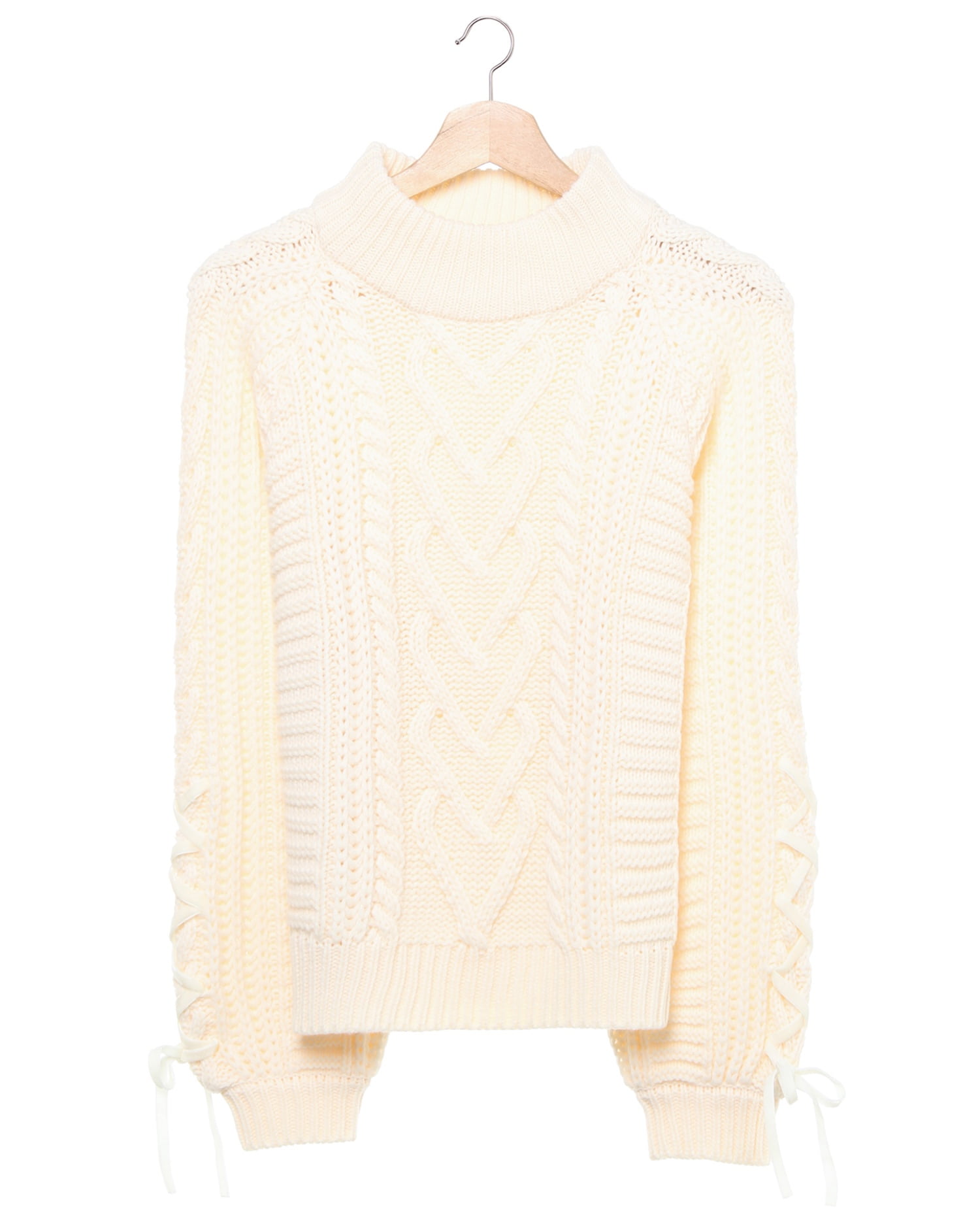 キレイ系/セレブ系★INGNI/イング★ニットコート★新品 ケーブルモックネック／ニット｜INGNI(イング) 公式通販｜INGNI STORE