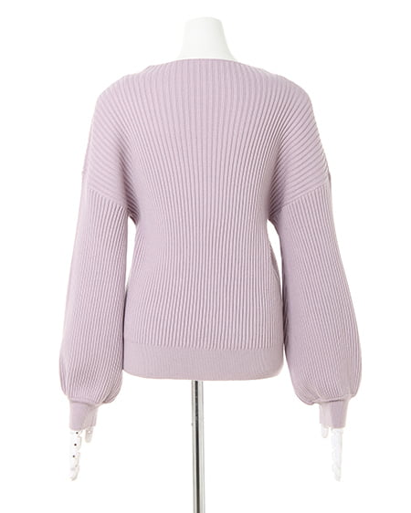 INGNI（イング） ボトルネックリブニット ﾗﾍﾞﾝﾀﾞｰ