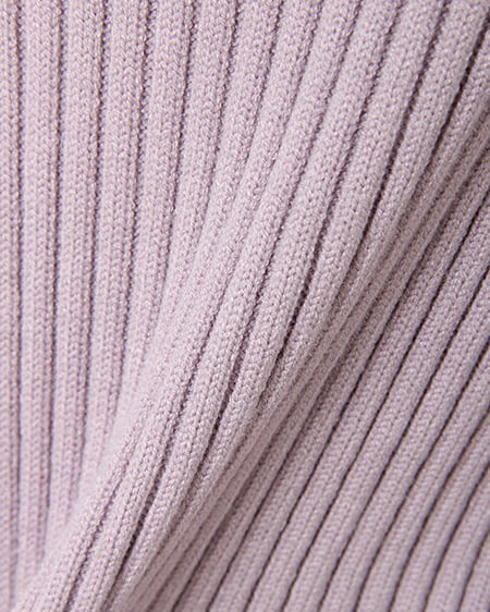 INGNI（イング） ボトルネックリブニット ﾗﾍﾞﾝﾀﾞｰ