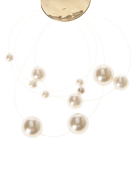 INGNI(イング) ランダムパールイヤリング ゴールド