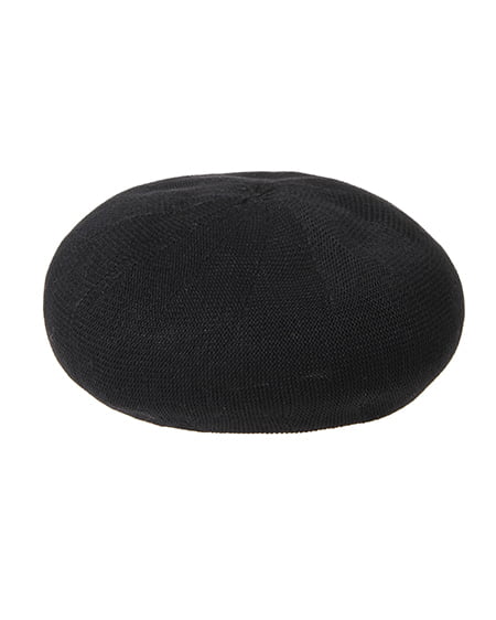 INGNI(イング) リネン混ベレー ｸﾛ