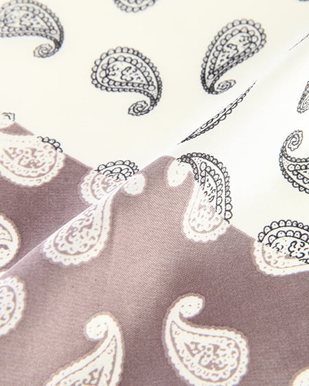 INGNI(イング) ペイズリー柄スカーフ ブラウン