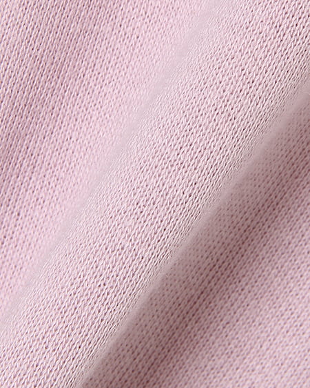 INGNI(イング) スウェット/襟レース出しロゴトップス スモークピンク