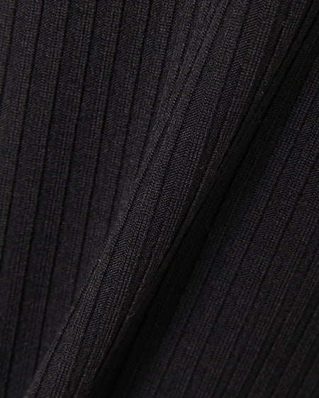 INGNI（イング） クロスリブVネックトップス ｸﾛ