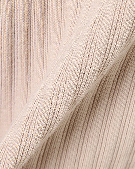 INGNI(イング) スカーフ付ボタンリブ/トップス ベージュ