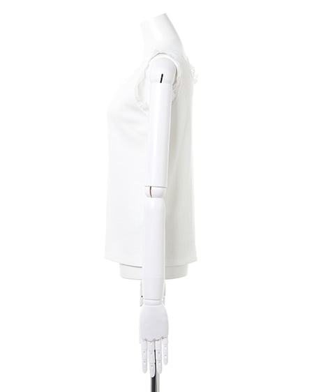 INGNI(イング) 襟レースキャミ オフホワイト