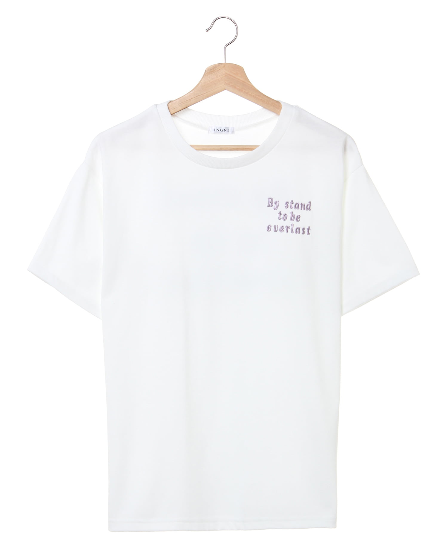 バックプリントフロント刺しゅうロゴTシャツ｜INGNI(イング) 公式通販 