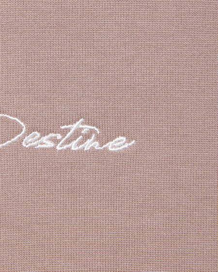 INGNI(イング) レイヤーロゴTシャツ モカ/ピンク