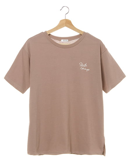 バックロゴTシャツ