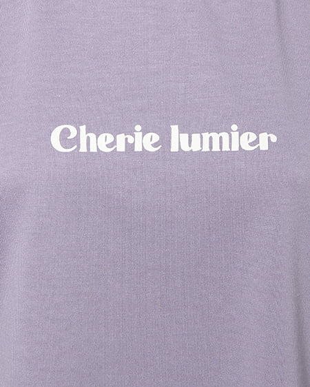 INGNI（イング） 袖シアーロゴTシャツ ﾗﾍﾞﾝﾀﾞｰ/ﾋﾟﾝｸ