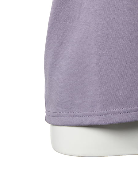 INGNI（イング） 袖シアーロゴTシャツ ﾗﾍﾞﾝﾀﾞｰ/ﾋﾟﾝｸ