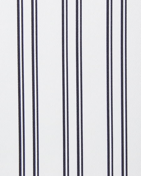 INGNI(イング) ピン付ストライプトロミ/ブラウス オフホワイト/ストライプ