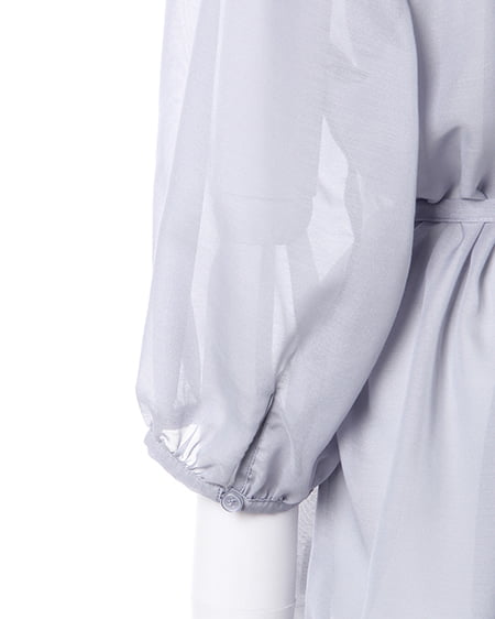 INGNI（イング） シアー／ドロストチュニックシャツ ﾌﾞﾙｰ