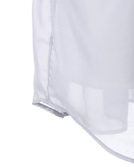 INGNI（イング） シアー／ドロストチュニックシャツ ﾌﾞﾙｰ