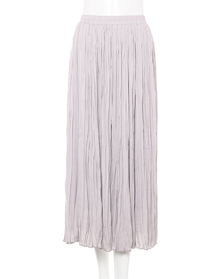 INGNI(イング) サテンワッシャープリーツ/スカート ライトグレー