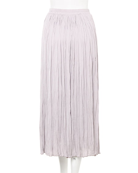 INGNI(イング) サテンワッシャープリーツ/スカート ライトグレー