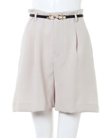 細ベルト付キュロット／パンツ