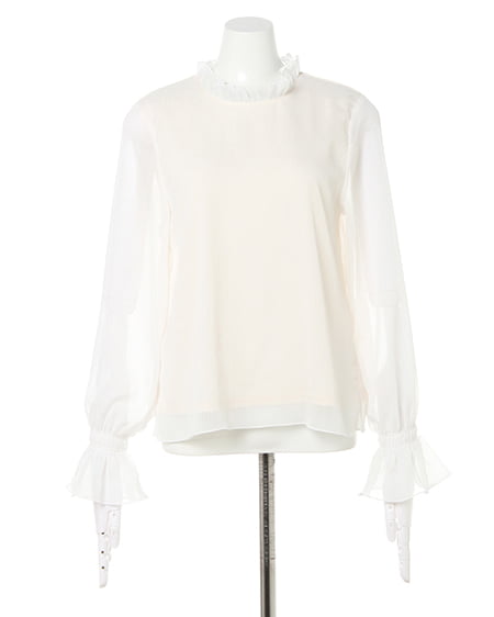 INGNI（イング） ワンショルニットブラウスセット ｽﾓｰｸﾋﾟﾝｸ