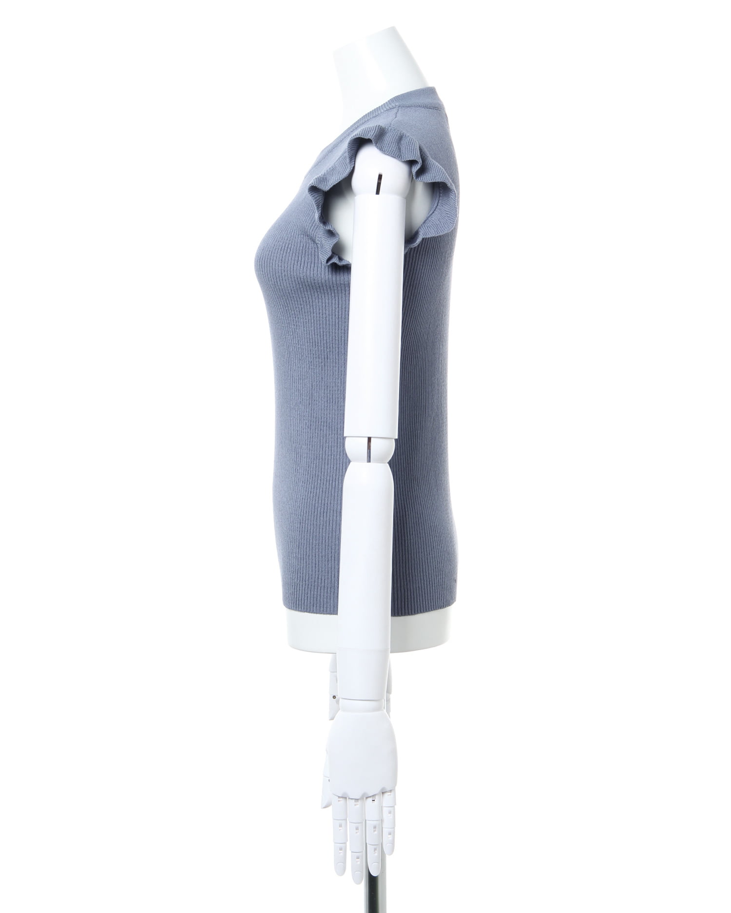 リブ肩フリルノースリニット outlet Ingni イング 公式通販 Ingni Store リブ肩フリルノースリニット outlet Ingni イング 公式通販 Ingni Store