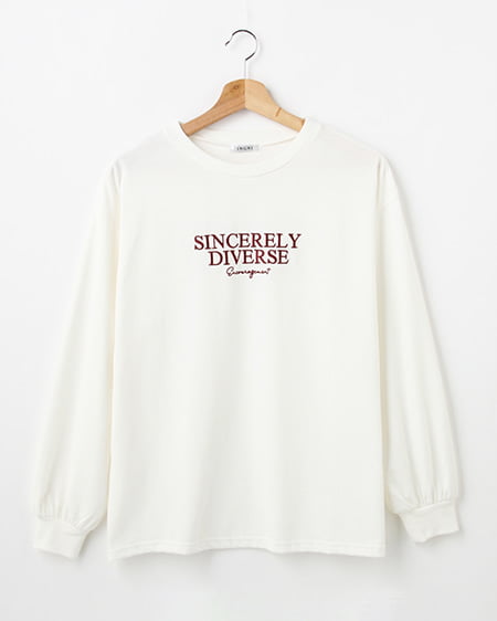 INGNI(イング) SWEETロゴロングTシャツ