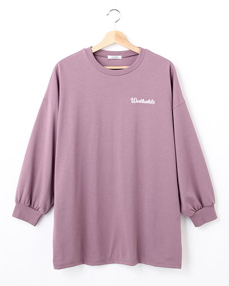 BACKロゴチュニックTシャツ