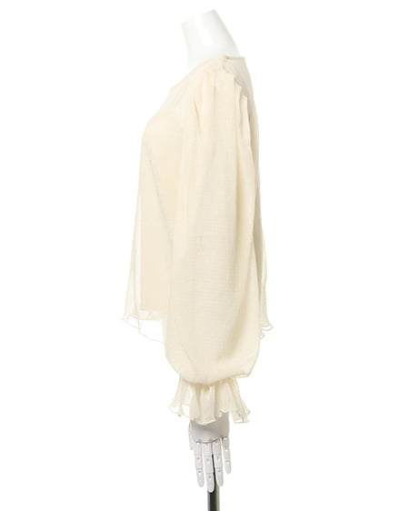 INGNI（イング） シアープリーツキャンディ袖キャミSET ｱｲﾎﾞﾘｰ