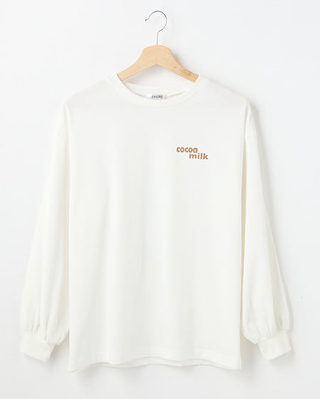 cocoa／milkロングTシャツ