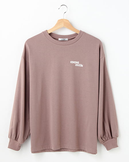 cocoa／milkロングTシャツ