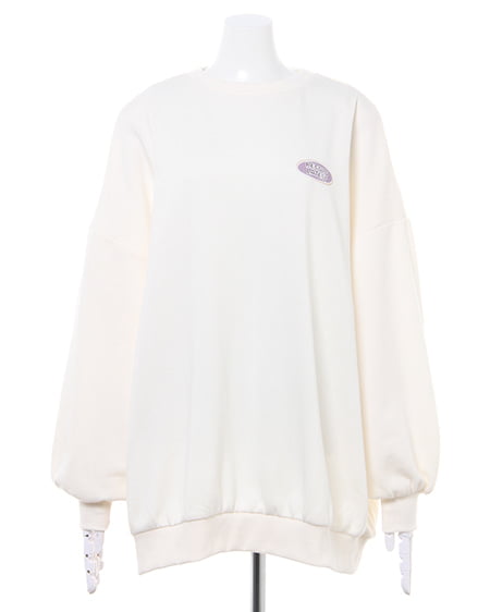 INGNI（イング） バックサークル／スウェットチュニックトップス ｵﾌﾎﾜｲﾄ