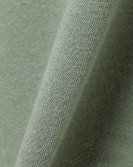 INGNI（イング） バックサークルロゴ起毛スウェット／チュニックトップス ｸﾞﾘｰﾝ