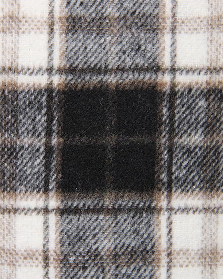 INGNI（イング） シャギーチェック台形／スカート ｸﾛ/ﾁｪｯｸ