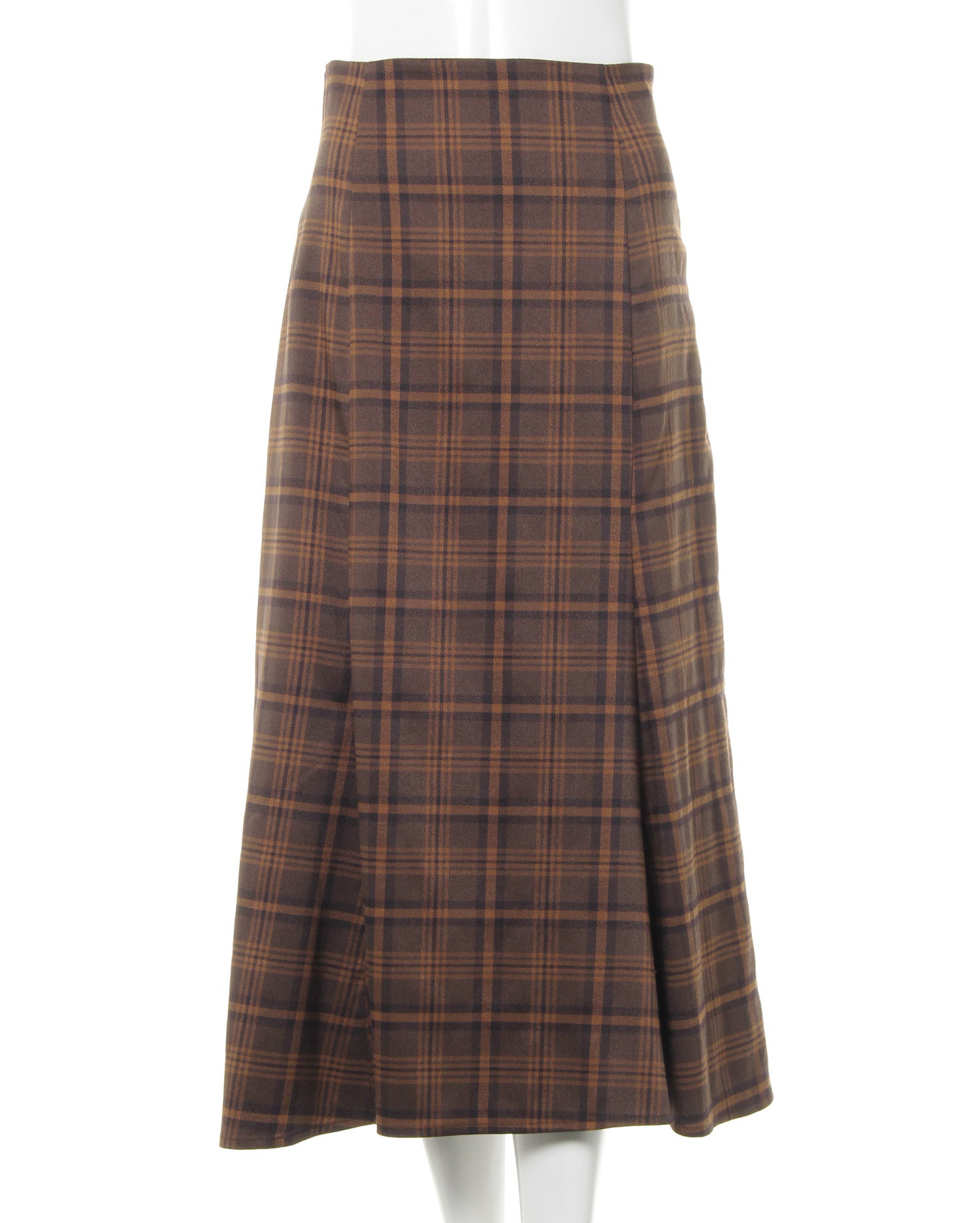 BackレースUPチェック柄マーメイド／スカート｜INGNI(イング) 公式通販